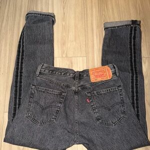 Levi’s x UNDERCOVER 501 Black Jeans Zigzag Embroidery